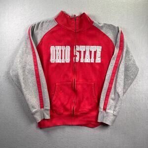 Ohio State Buckeyes Jacket Mens 2XL Gray Full Zip Sports College